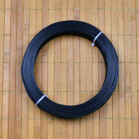 Bonsai Aludraht China eloxiert, Farbe dunkelbraun bis schwarz 1,5 mm 500g